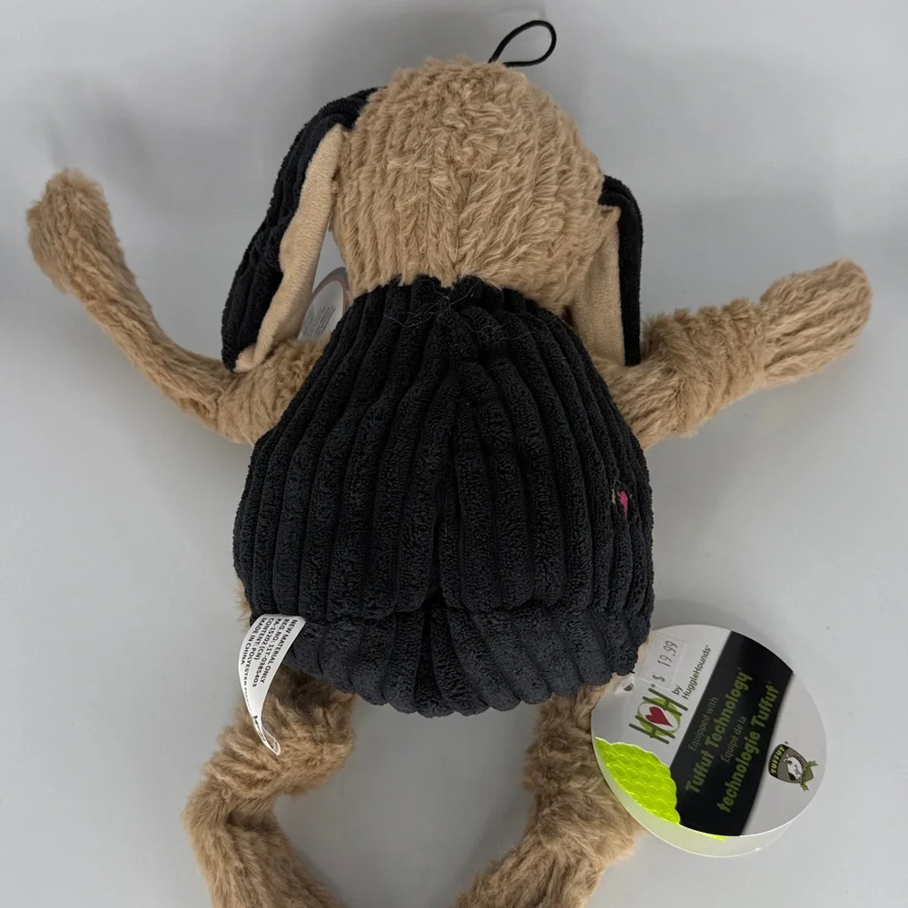 Hugglehounds Dog Squeaker Plush Toy length 15 inches Knottie living free